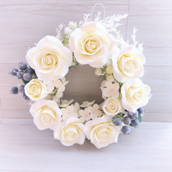 【専用です】クレイフラワー♡うさぎさん親子と薔薇のリース♡ハンドメイド a9903098a320049806efccf9e2dc0a