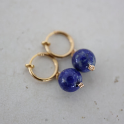 lapis lazuli pierce [kgf5186] 4枚目の画像