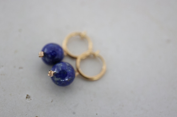 lapis lazuli pierce [kgf5186] 2枚目の画像