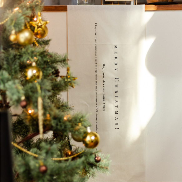 「クリスマスタペストリー：simple」韓国おしゃれ｜シンプル｜ナチュラル 3枚目の画像