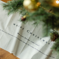 「クリスマスタペストリー：simple」韓国おしゃれ｜シンプル｜ナチュラル 2枚目の画像