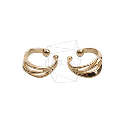 ERG-2512-G【2個入り】ラウンドイヤーカフ/Round Earcuffs Earrings 1枚目の画像