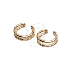 ERG-2516-G【2個入り】ラウンドイヤーカフ/Round Earcuffs Earrings 2枚目の画像