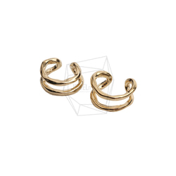 ERG-2519-G【2個入り】ラウンドイヤーカフ/Round Earcuffs Earrings 2枚目の画像