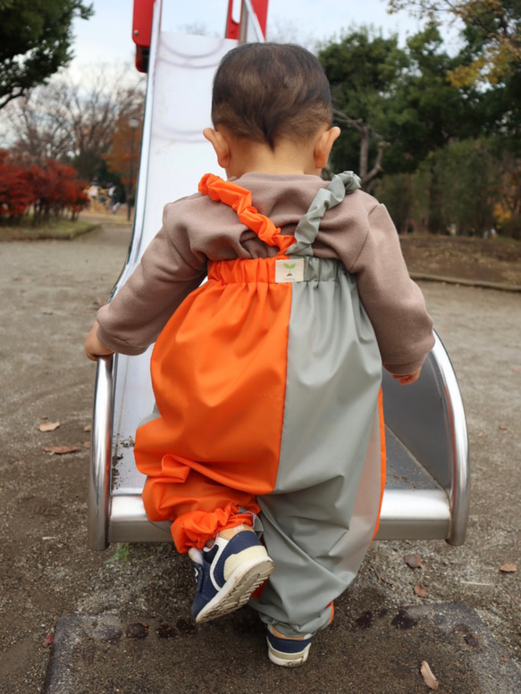 PLAY WEAR  ( orange × grey ) プレイウェア 1枚目の画像