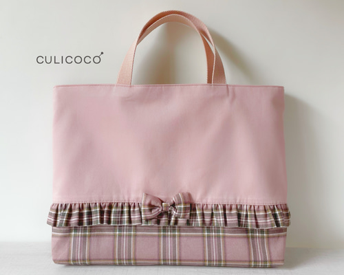 グレンチェック　チェック柄　オーダーページ　レッスンバック　入園入学　女の子 グレンチェックチェック柄オーダーページレッスンバック入園入学