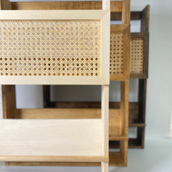 rattan magazine rack / ラタンマガジンラック 本棚・絵本棚・マガジン
