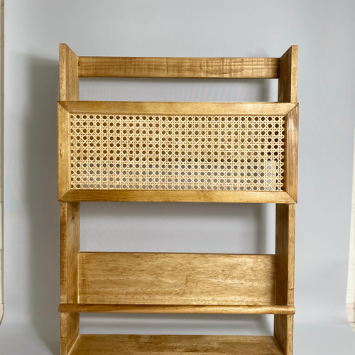 rattan magazine rack / ラタンマガジンラック 本棚・絵本棚・マガジン