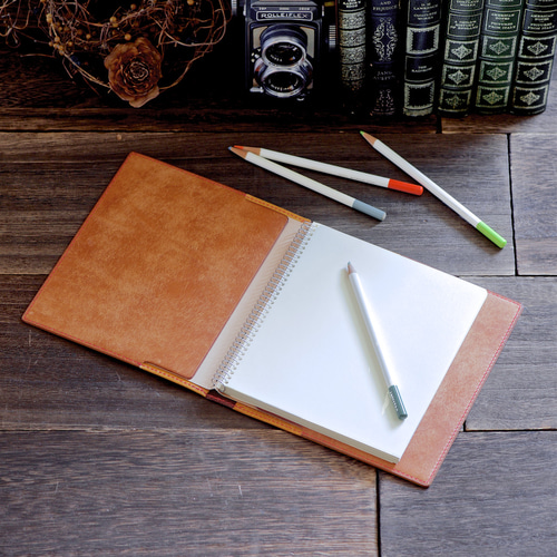 hitsukiポシェットレザーカバー クロッキーブック SQ専用レザーカバー ノート 革小物yoshii 通販