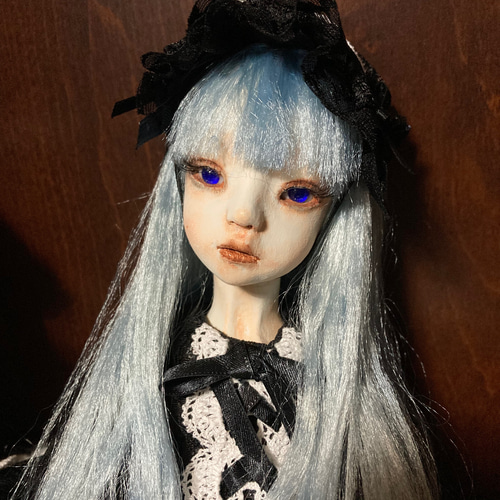 球体関節人形 ☆ ブルーサリー ☆ 創作人形 ☆ アート ☆ 粘土 球体関節人形 ☆ ブルーサリー ☆ 創作人形 ☆ アート ☆ 粘土