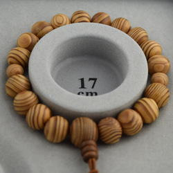 腕輪　ウッド　木玉　ブレスレット　ギフト　贈り物　念珠　数珠　木製　10mm　屋久杉　UDA65-10-17 4枚目の画像