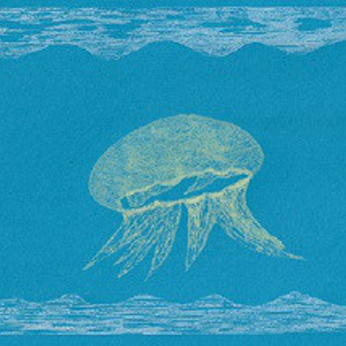 小さな額絵・クラゲ／898 版画 hiro 通販 16701865｜Creema(クリーマ)
