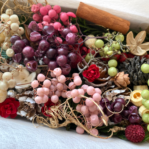 ♡木の実の花材セット リースやオーナメント作成に♡ プリザーブド