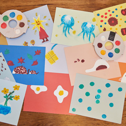 フィンガーペイントのゆび絵の具 アトリエ ミオ　知育玩具（3歳〜） 7枚目の画像