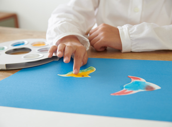 フィンガーペイントのゆび絵の具 アトリエ ミオ　知育玩具（3歳〜） 5枚目の画像