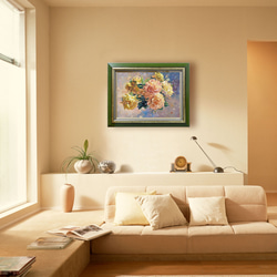 【薫るマイホーム】油絵　ジークレー・オリジナル版画　P3サイズ〜 9枚目の画像