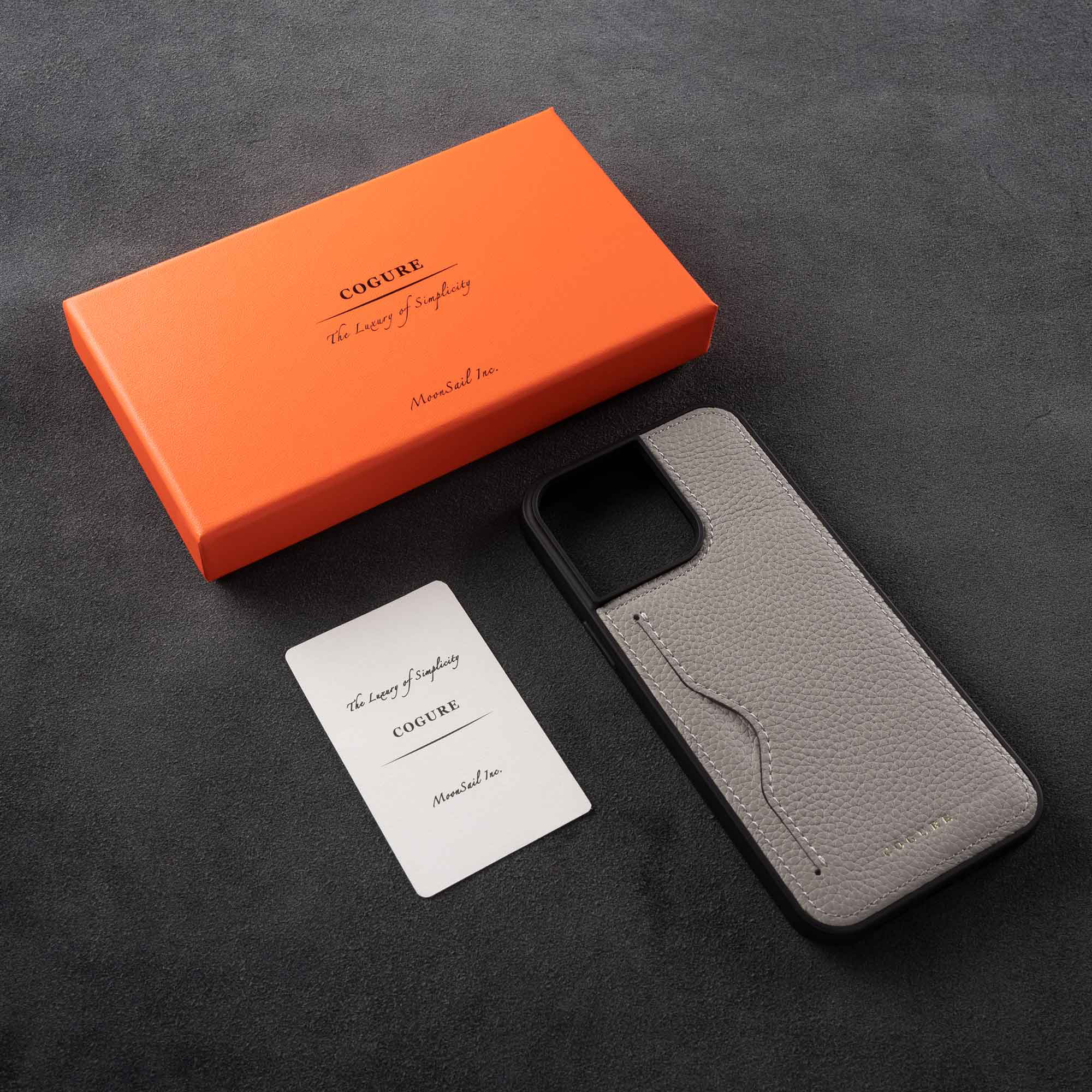 iPhone15Pro 本革バックカバーケース 13色が選べる＜COPC1＞