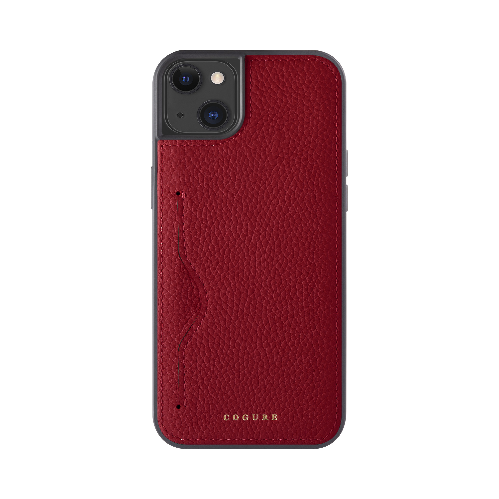 iPhone15Plus 本革バックカバーケース 13色が選べる＜COPC1＞