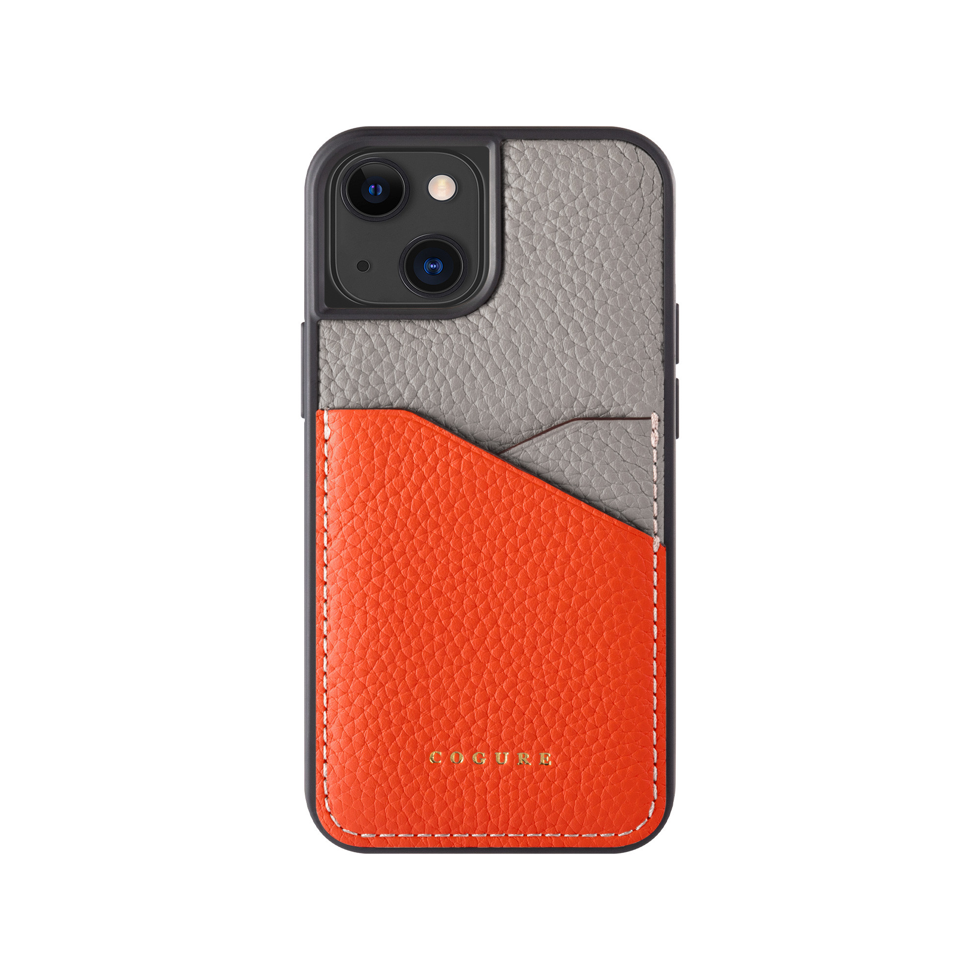 iPhone15 本革バックカバーケース 15色が選べる＜COPC2＞