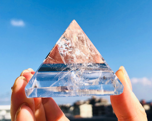 さとうみつろう Lei STORE ピラミッド水晶5個セット 水晶ポイント さとうみつろう Lei STORE ピラミッド水晶5個セット 水晶