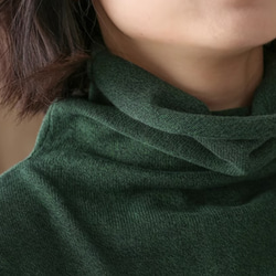 新作 秋冬ニット.100%綿タートルネックセーター  無地 手編み 全9色 重ね着 12枚目の画像