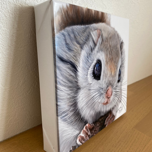 新作 エゾモモンガのアートパネル 絵画 ansaku 通販 16702832｜Creema