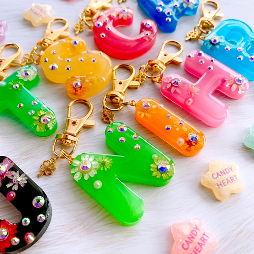 S】イニシャルキーホルダー アルファベットキーホルダー ♡ S その他 