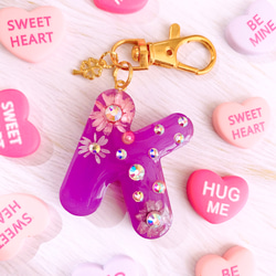 ♡R.H.Y♡３kids.mam♡　ラブブイニシャルキーホルダー ♡R.H.Y♡3kids.mam♡ イニシャルキーホルダー ラブブイニシャル