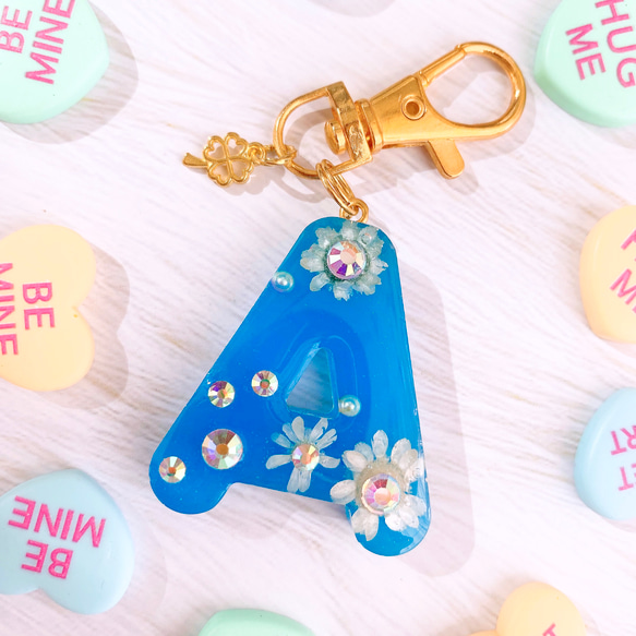 A】イニシャルキーホルダー アルファベットキーホルダー ♡ A その他