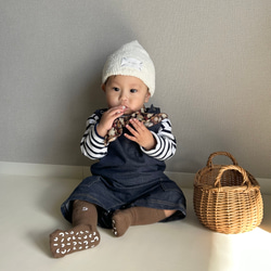 累計800個販売○オリジナルブランドタグ モコモコどんぐり帽子 ニット