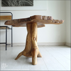 一枚板 無垢材 プリミティブサイドテーブルWS03 カフェテーブル コーヒーテーブル 花台 飾り棚 ナチュラル 三大銘木 1枚目の画像