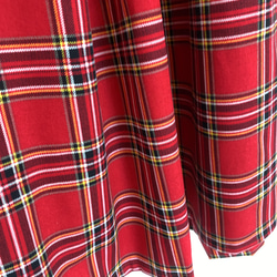 ＊tartan check♪マキシティアードスカート(red)＊ 5枚目の画像