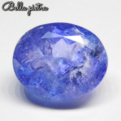 センスのいい お歳暮 大粒5.45ct☆虹入り☆天然タンザナイト タンザニア産 ゾイサイト タンザナイト
