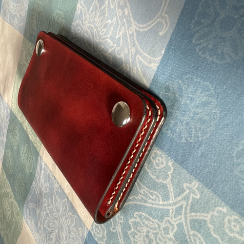 トラッカーズウォレット ミドルサイズ 姫路レザー×手染め 長財布