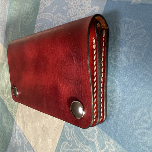 姫路レザー　ミドルトラッカーウォレット 姫路レザー ミドル トラッカーウォレット ハンドメイド 裏地 本