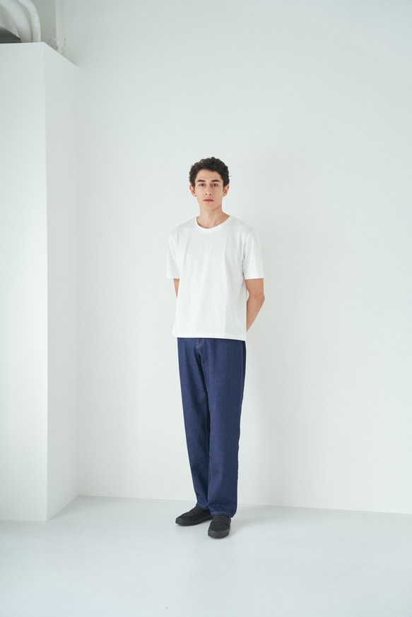 MPT002 / 5PKT ﾃｰﾊﾟｰﾄﾞﾃﾞﾆﾑ ﾒﾝｽﾞ11.5ozﾃﾞﾆﾑ【2色展開】【ｻｲｽﾞ展開1.2.3】 INDIGO 　サイズ 3　モデル身長