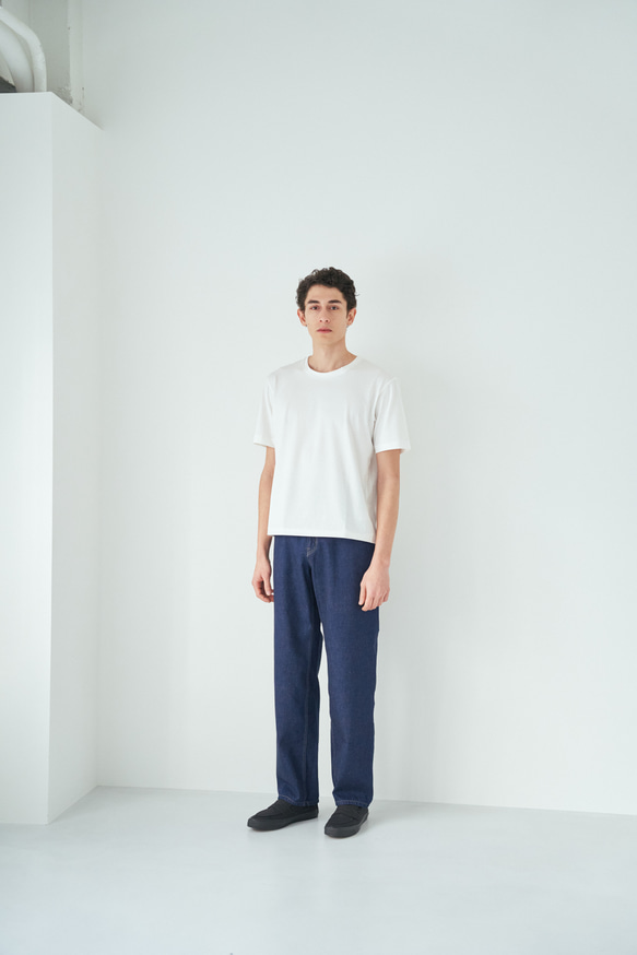 MPT002 / 5PKT ﾃｰﾊﾟｰﾄﾞﾃﾞﾆﾑ ﾒﾝｽﾞ11.5ozﾃﾞﾆﾑ【2色展開】【ｻｲｽﾞ展開1.2.3】 INDIGO 　サイズ 3　モデル身長