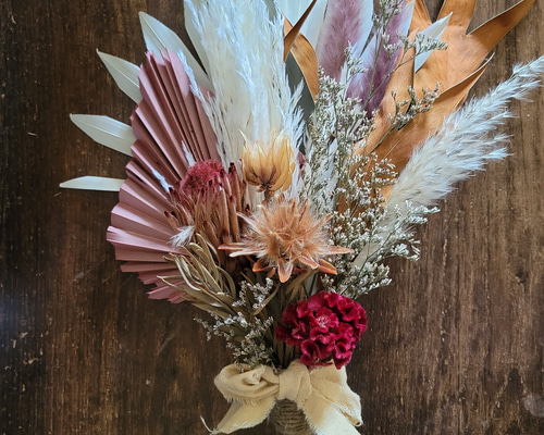 40cm ブーケ ドライフラワー スワッグ/ 40cm bouquet ドライ