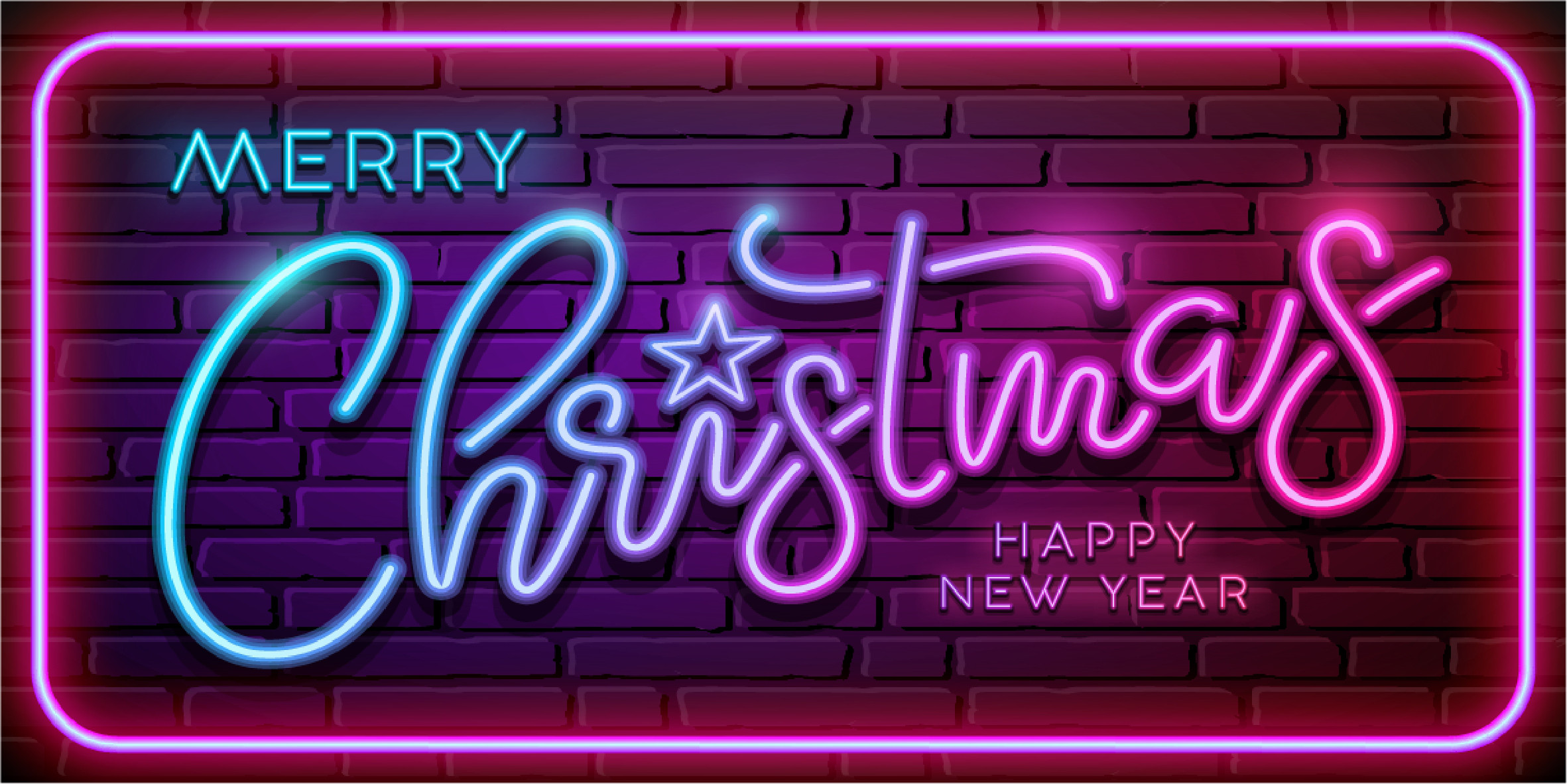 【Lサイズ】メリー クリスマス イルミネーション サンタクロース ネオン系 店舗 自宅 看板 置物 雑貨 ライトBOX