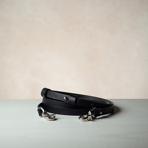 スマホショルダー ストラップ 【国産レザー】ニッケルナスカン