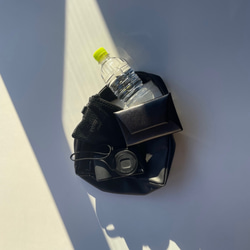 【期間限定35%オフ】S レザーハンドバッグ ポーチ付き 黒 ブラック 本革 小さめ 12枚目の画像