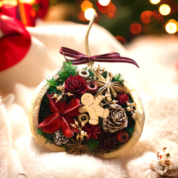 ブッダナッツのクリスマス飾り／ジンジャークッキーVr（無料ギフトラッピング） 1枚目の画像
