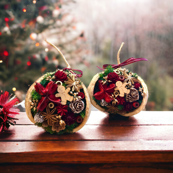 ブッダナッツのクリスマス飾り／ジンジャークッキーVr（無料ギフトラッピング） 7枚目の画像