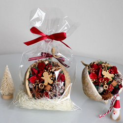 【早割】幸せのブッダナッツクリスマス飾り／ジンジャークッキーVr（無料ギフトラッピング） 7枚目の画像