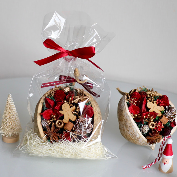 【早割】幸せのブッダナッツクリスマス飾り／ジンジャークッキーVr（無料ギフトラッピング） 7枚目の画像