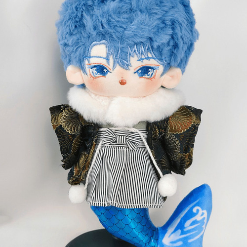 無属性 ぬいぐるみ オリジナル ハンドメイド 星屑の人魚くん
