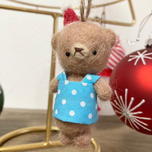 ☆羊毛フェルト☆クリスマスオーナメント6点セット-11- 羊毛