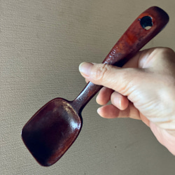 手作り漆ぬり木製スプーン/Handmade Lacquered Wooden Spoon 新作2023♪ 6枚目の画像