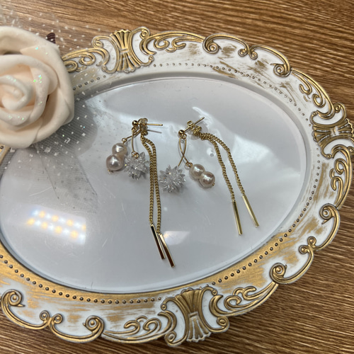 希少K18 双子アコヤ真珠ピアス – Makuake STORE