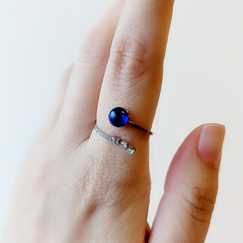 ブルーサファイア リング サファイアリング 天然石 指輪 天然石 リング